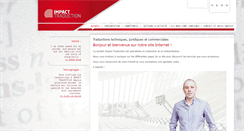 Desktop Screenshot of impact-traduction.com